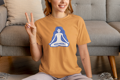 Cut Harm Get Calm (Yogi) (women-vd-t-shirt)