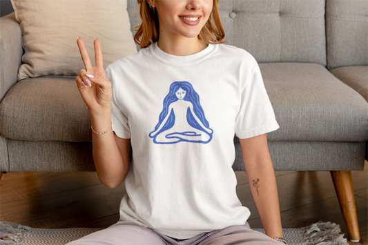 Cut Harm Get Calm (Yogi) (women-vd-t-shirt)