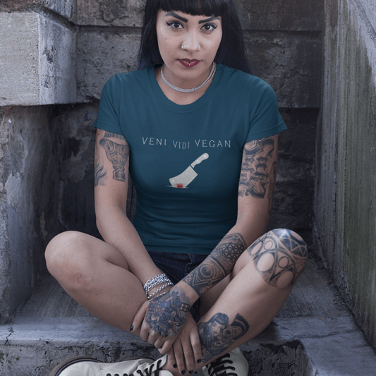 Veni Vidi — Women's Half Sleeve Round Neck T-Shirt