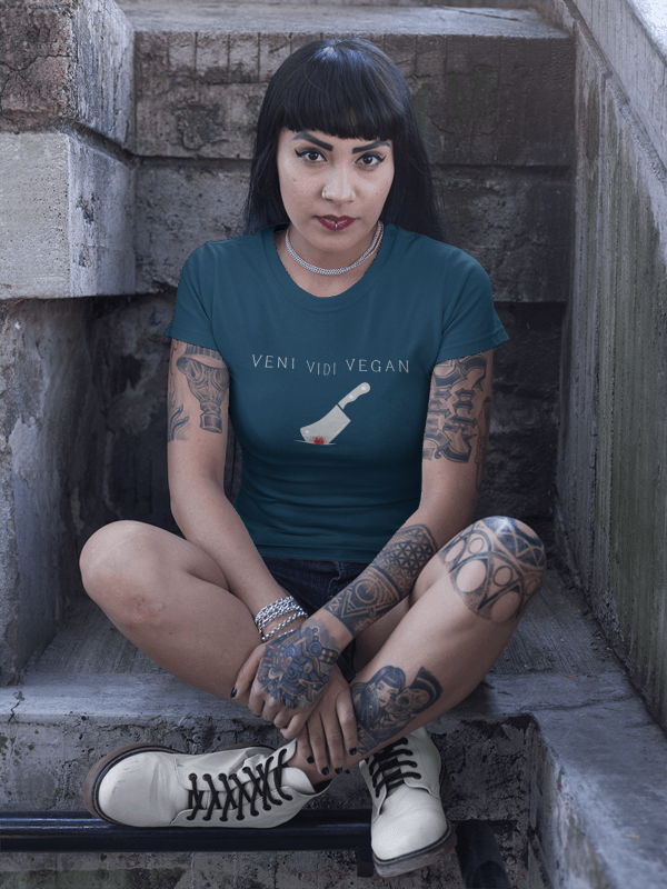 Veni Vidi Vegan (women-vd-t-shirt)