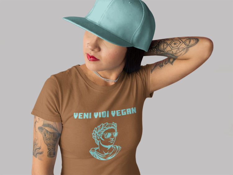 Veni Vidi Vegan (women-vd-t-shirt)
