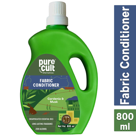 PureCult Plant-Based Fabric Conditioner Gardenia & Musk (800 ml)