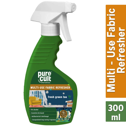 PureCult Plant-Based Multi-Use Fabric Refresher Fresh Green Tea (300 ml)