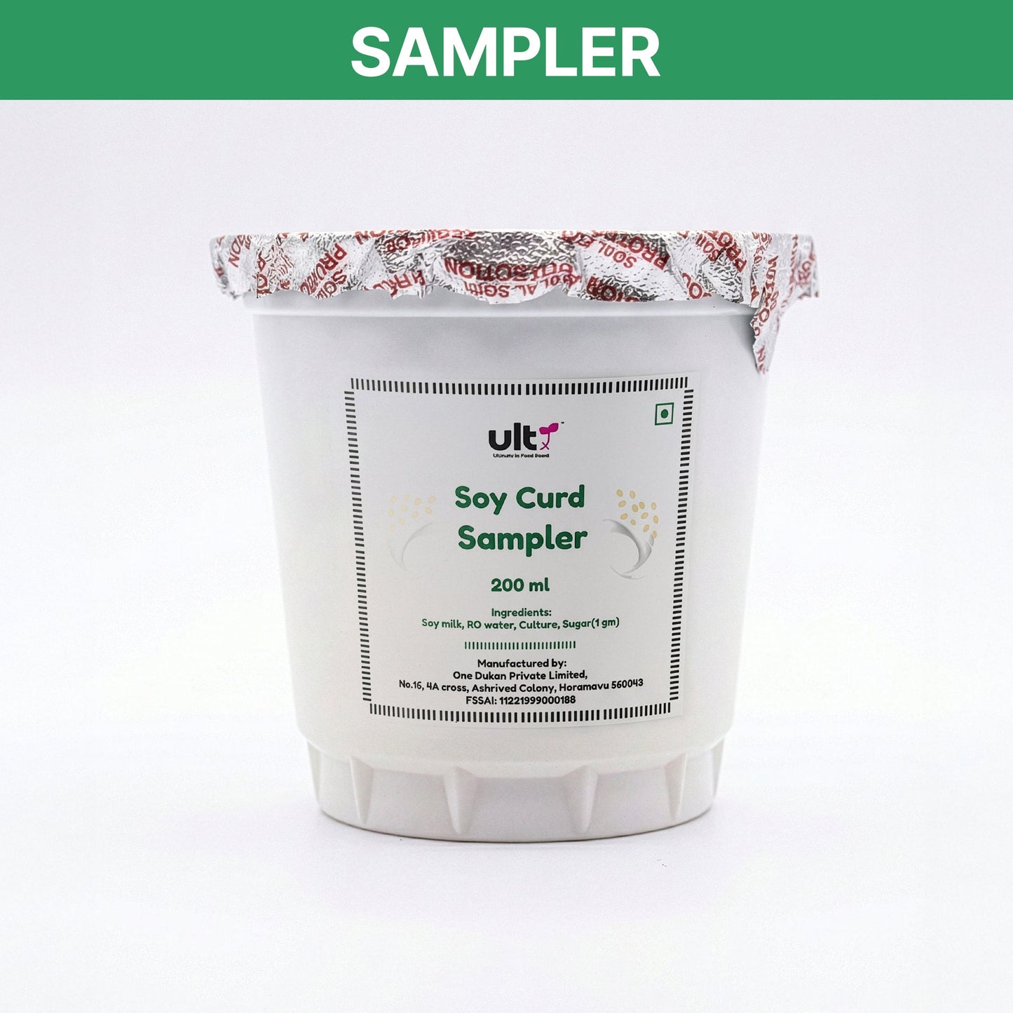 Ultx Plant Based Soya Curd (200 gm) (Bangalore Only) SAMPLER