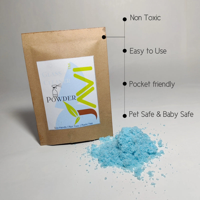 JAVI Eco friendly Glass cleaner ( Powder to concentrate Liquid)