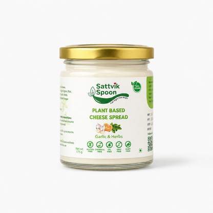 Plant Base Cheese Spread - Garlic & Herbs - 175 gms