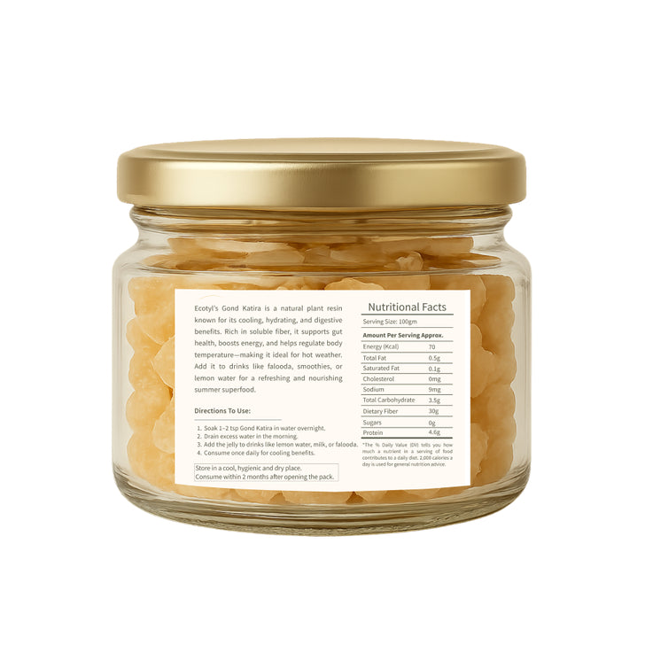 Ecotyl Gond Katira | Natural Cooling Gum | 200g
