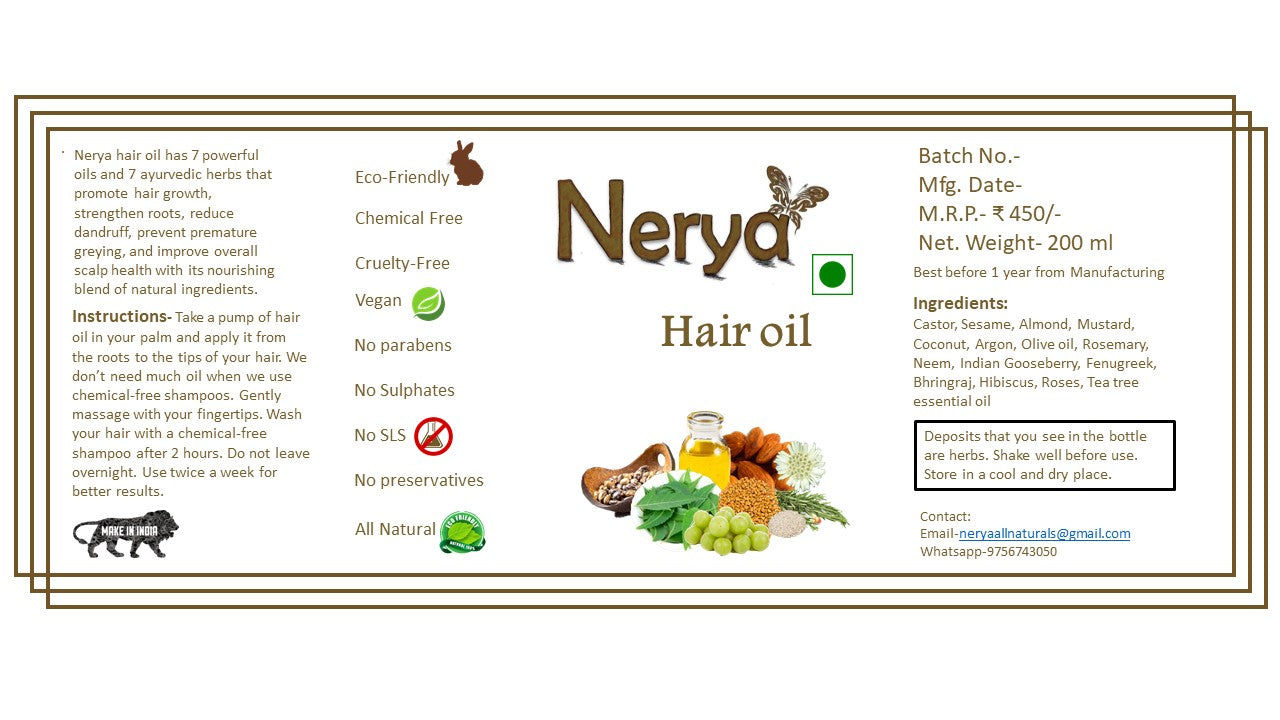 Nerya Hair oil- 200 ml