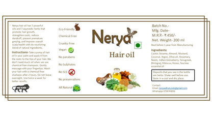 Nerya Hair oil- 200 ml