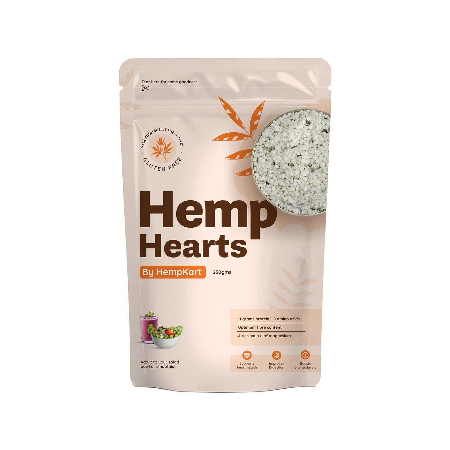 Hemp Hearts - 250gm High in Protein and Fiber