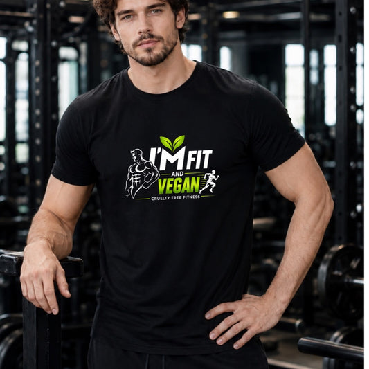 T-shirt | I Am Fit and Vegan (Men)