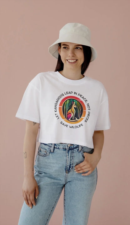 T-Shirt | Let Kangaroos Leap in Peace, not Pieces