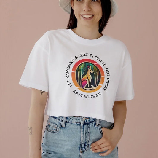 T-Shirt |  Let Kangaroos Leap in Peace, not Pieces