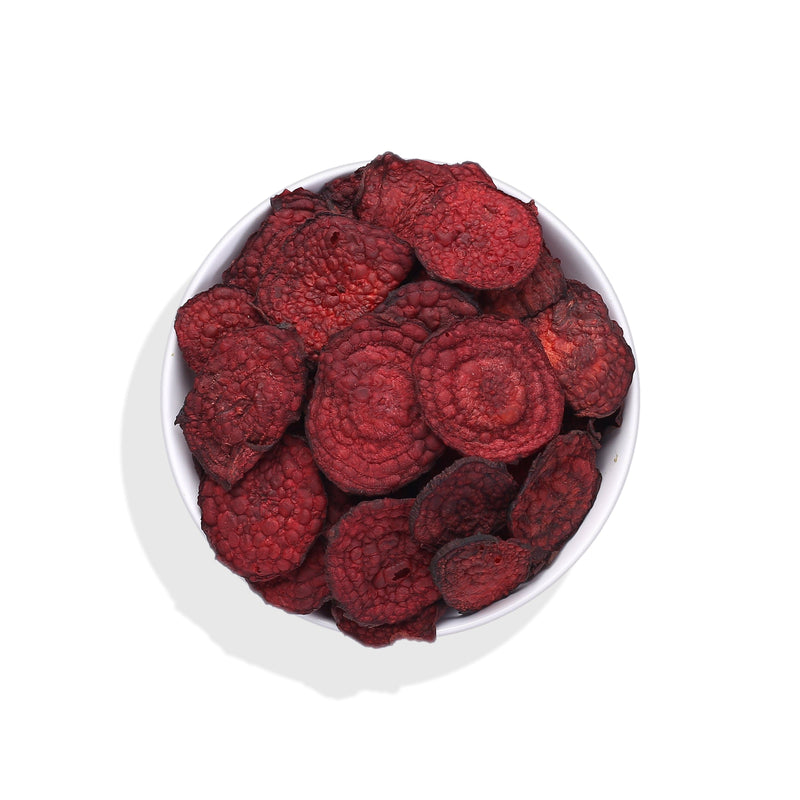 Grabz Air fried Beetroot Crips 50 grams  (Dehydrated, Cooked with air, Sprinkled olive oil) Munching