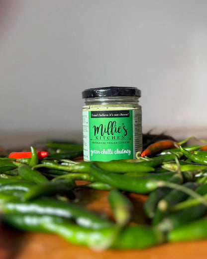 Green Chilli Chutney Cheese Spread