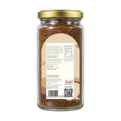 Ecotyl Instant Coffee Powder | Arabica Coffee | Freeze Dried  | 60g