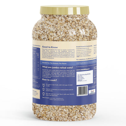 Nourish You Jumbo Rolled  Breakfast Oats | 1KG