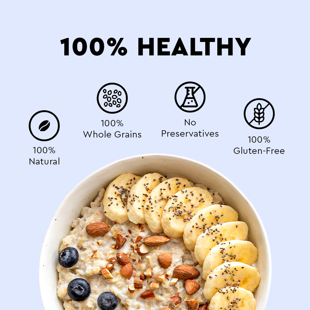 Nourish You Jumbo Rolled  Breakfast Oats | 1KG