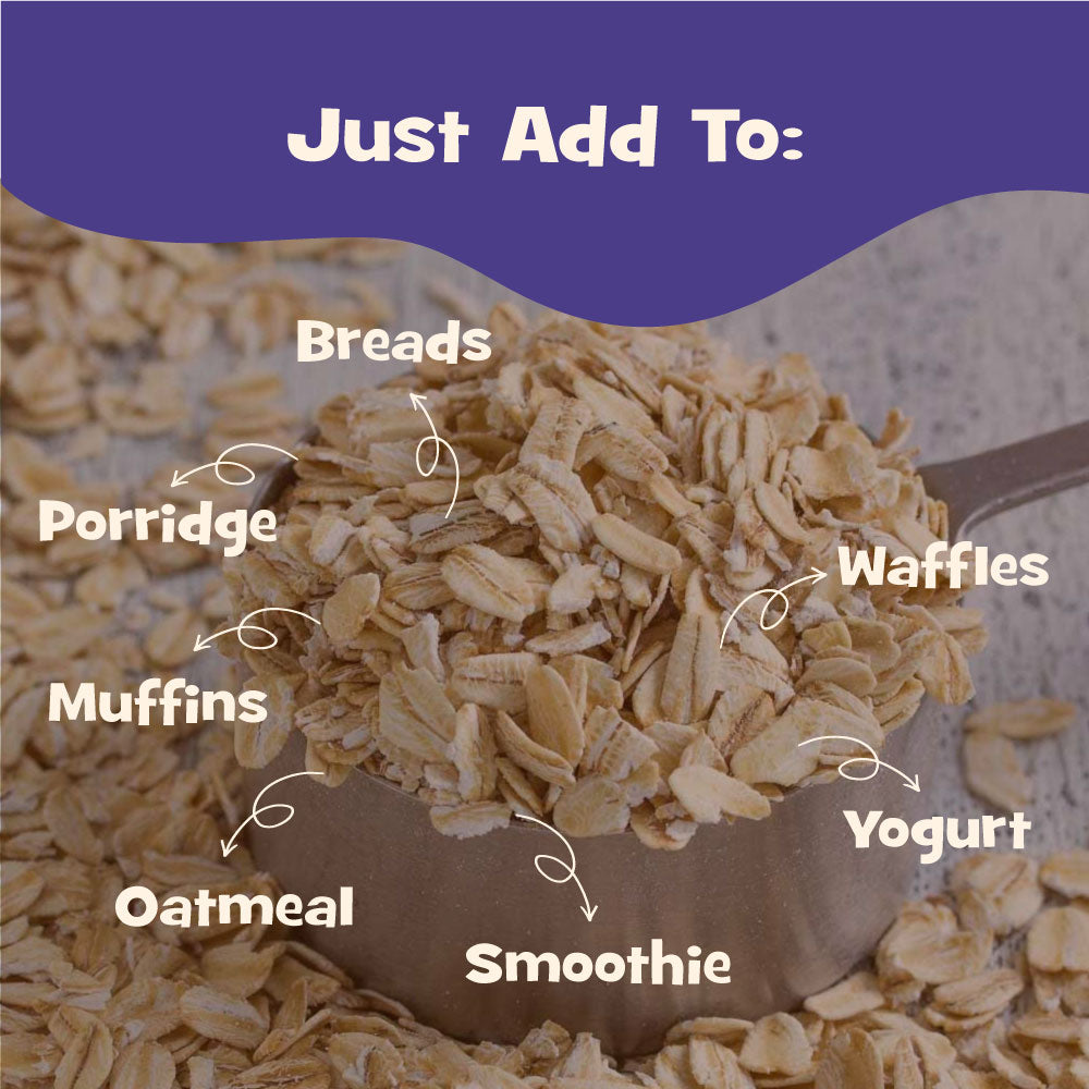Nourish You Jumbo Rolled  Breakfast Oats | 1KG