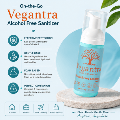 Vegantra Alcohol Free Sanitizer For Him 50ml