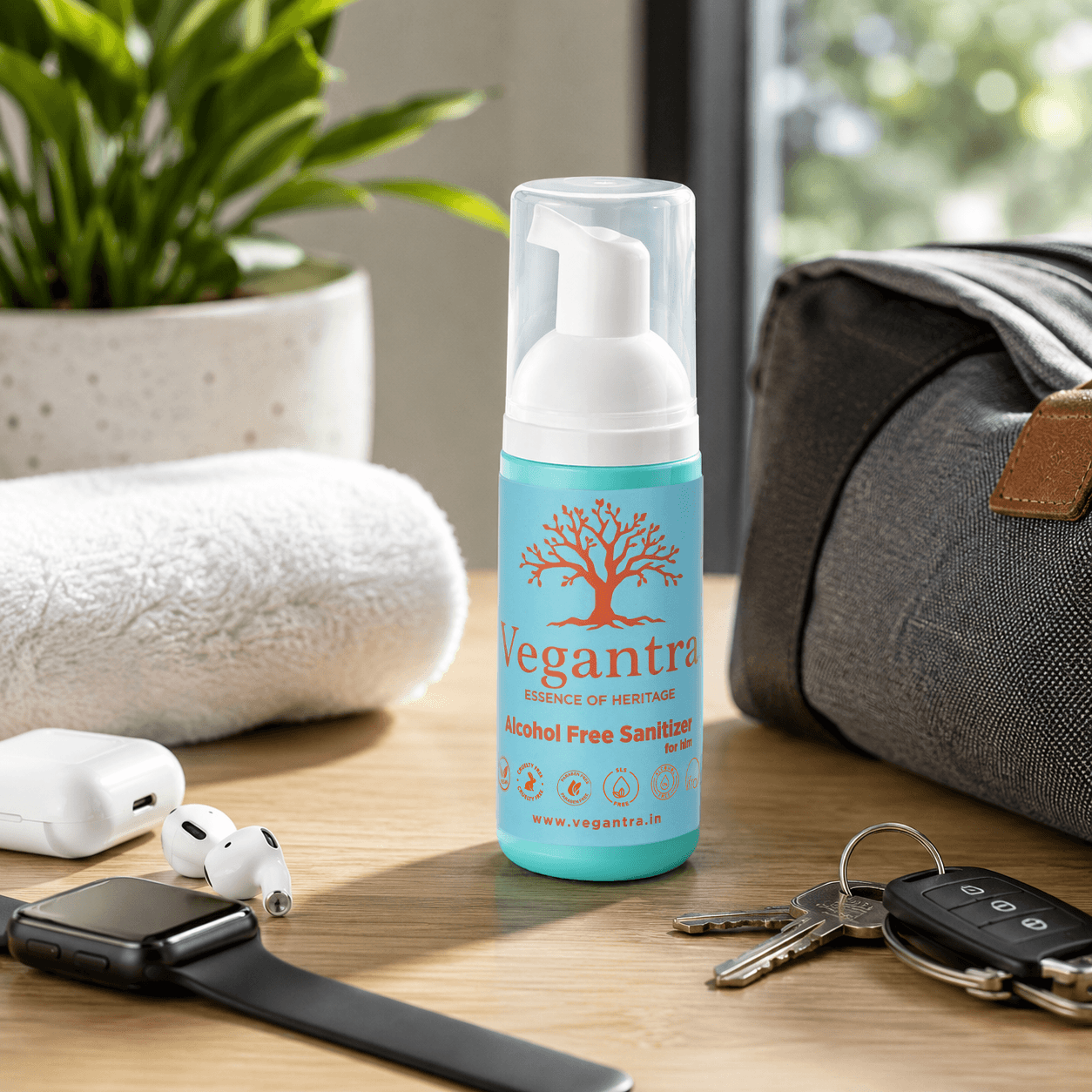 Vegantra Alcohol Free Sanitizer For Him 50ml