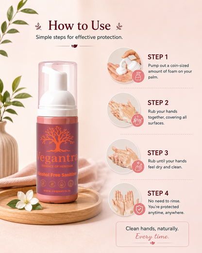 Vegantra Alcohol Free Sanitizer 50ml