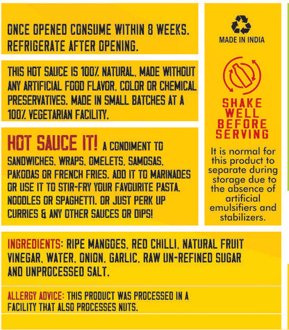 MANGO HOT SAUCE (RED CHILLI - 225g)
