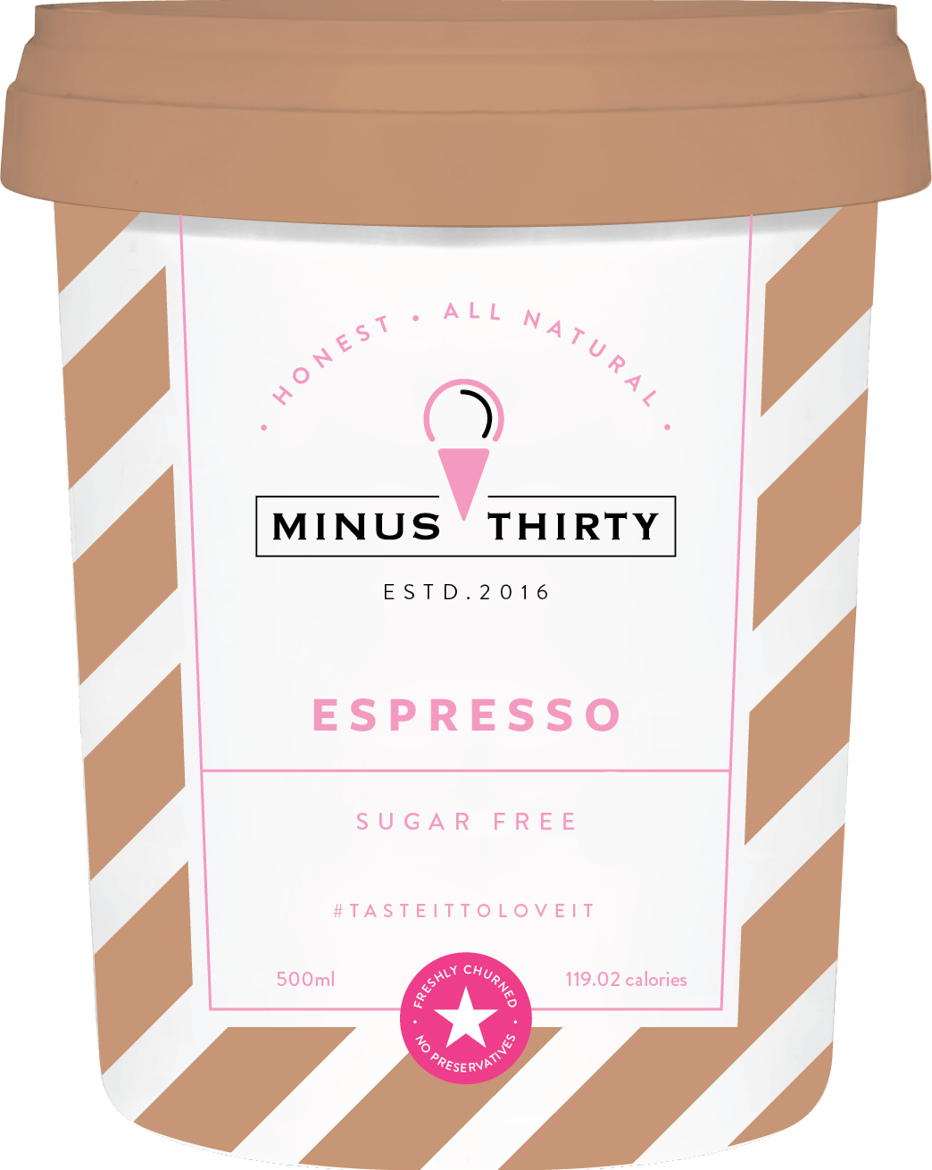 Minus30 Espresso Dairy & Sugar Free 500ml | Zero Additives or Preservatives