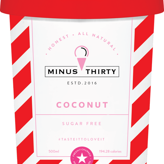 Minus30 Coconut Dairy and Sugar Free 500ml | Zero Additives or Preservatives