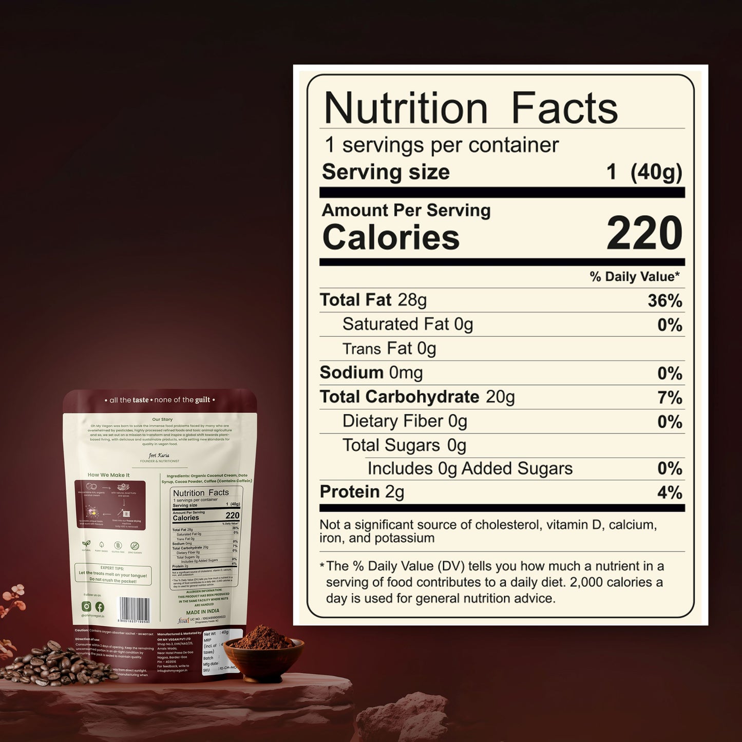 Oh My Vegan | Mocha Coco Melts