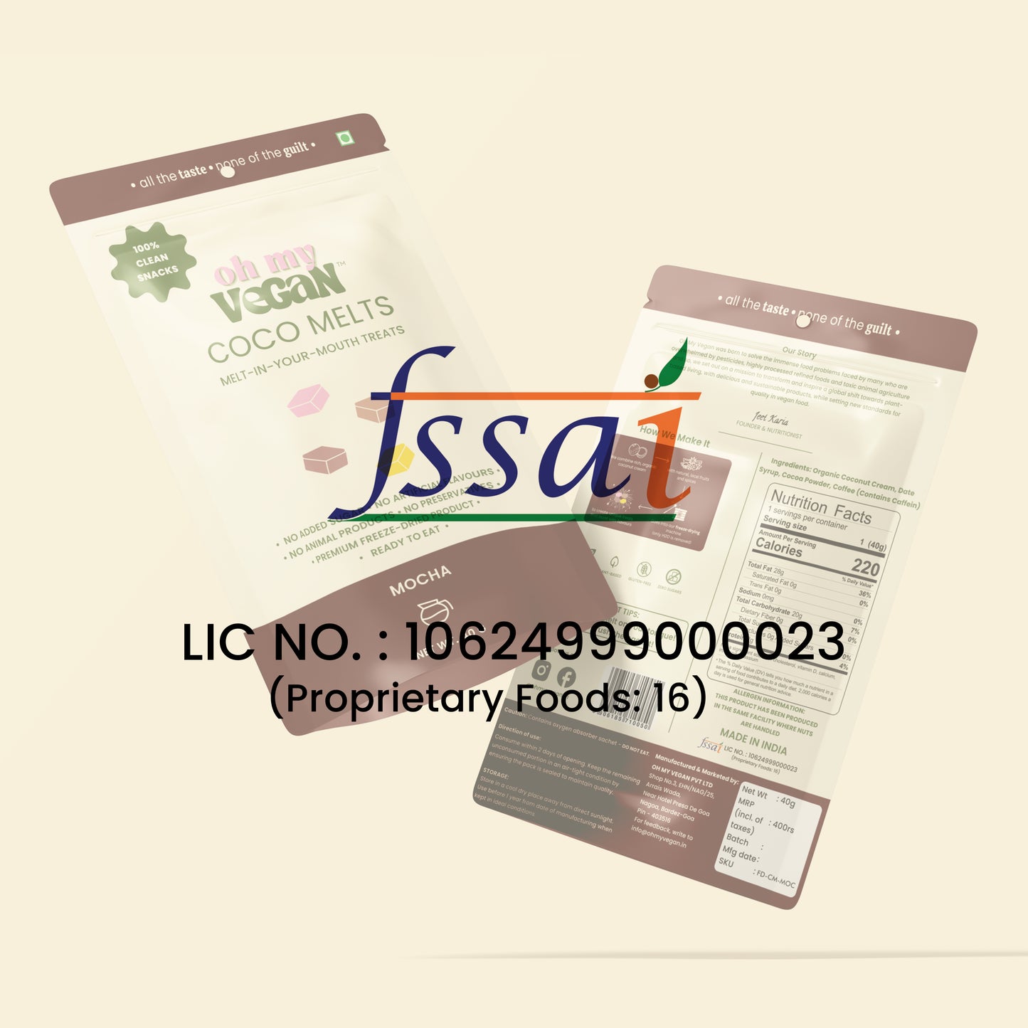 Oh My Vegan | Mocha Coco Melts