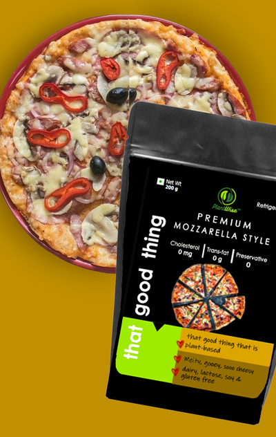 PlantWise Premium Mozzarella Block 200g