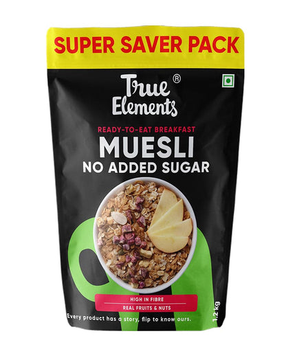 True Elements - Breakfast No Added Sugar Muesli