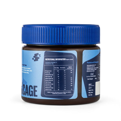 BREAKCAGE Chocolate Hazelnut Spread 200g No Added Sugar No Palm Oil No Preservatives No Artificial Flavors