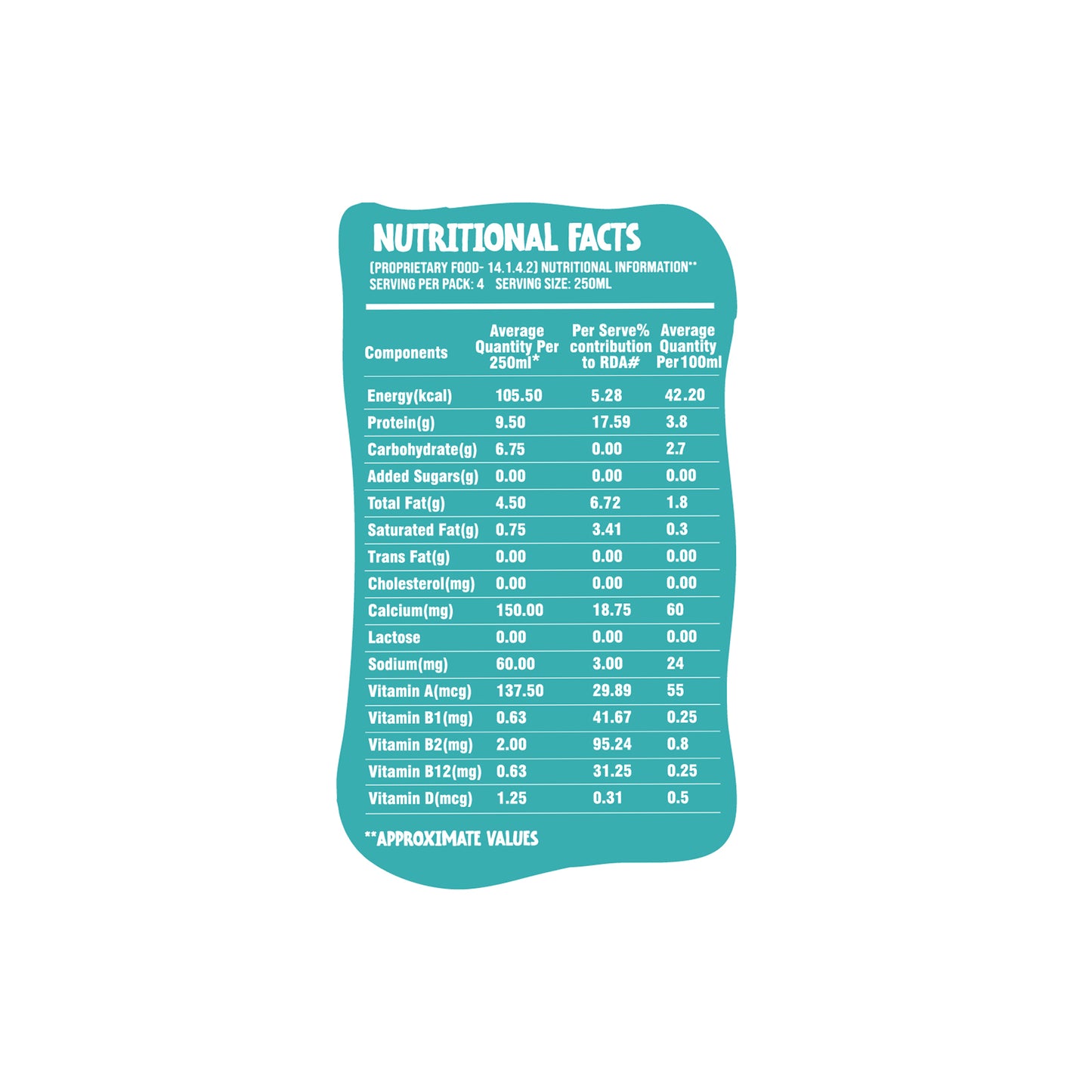 Vegan Drink Company Soy Milk Unsweetened 1 Litre