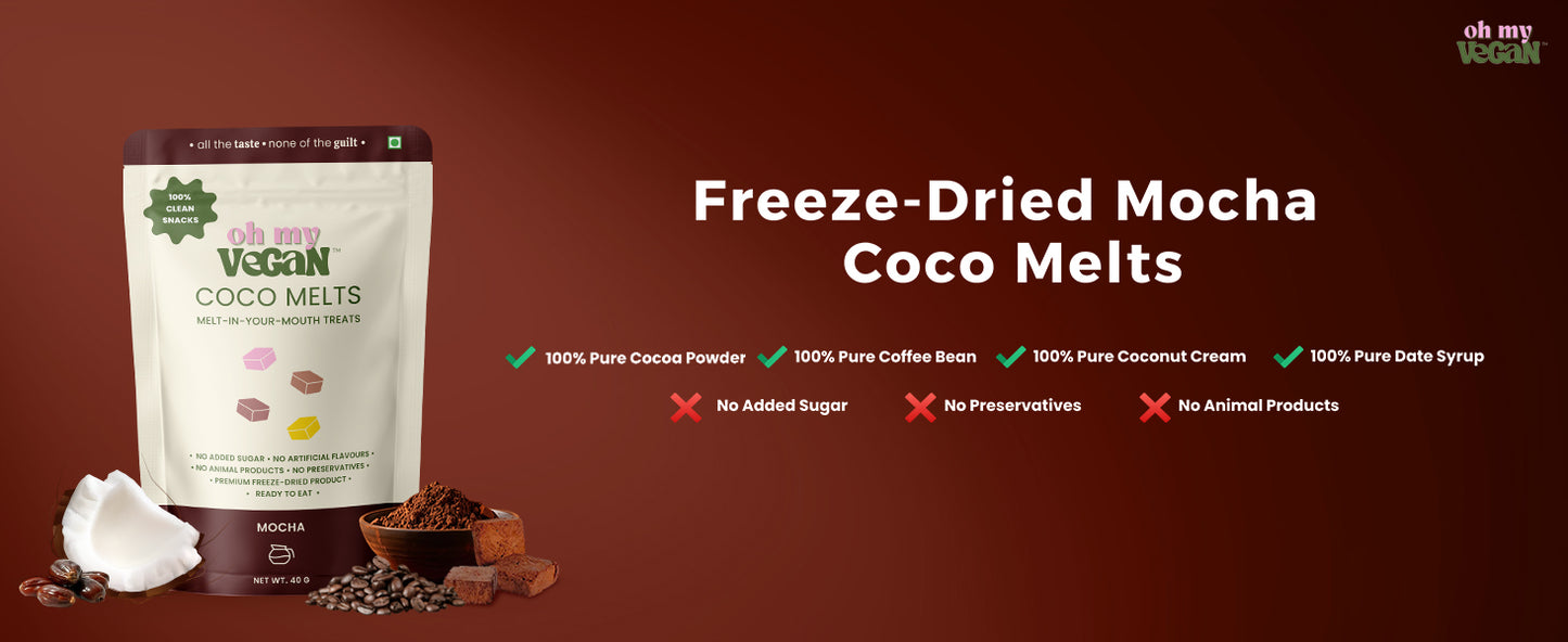 Oh My Vegan | Mocha Coco Melts