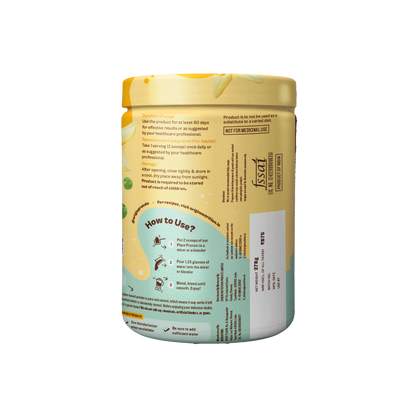 Origin Nutrition Plant Protein Powder Vanilla Flavour with 25g Protein Per Serving , 278g