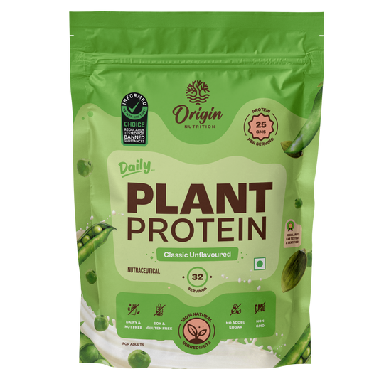 Origin Nutrition Daily Plant Protein Unflavoured , 975g