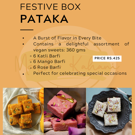 MEETHI KAHANI Festive Gift Box "Pataka" 360 GMS X 10 BOXES