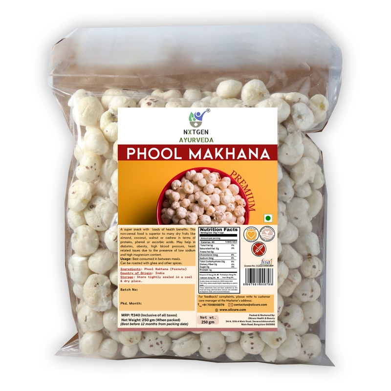 Nxtgen Ayurveda Premium Phool Makhana - 250 gms