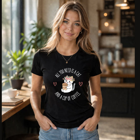 T-Shirt | All You Need is a Cat