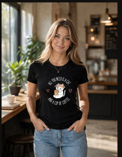 T-Shirt | All You Need is a Cat