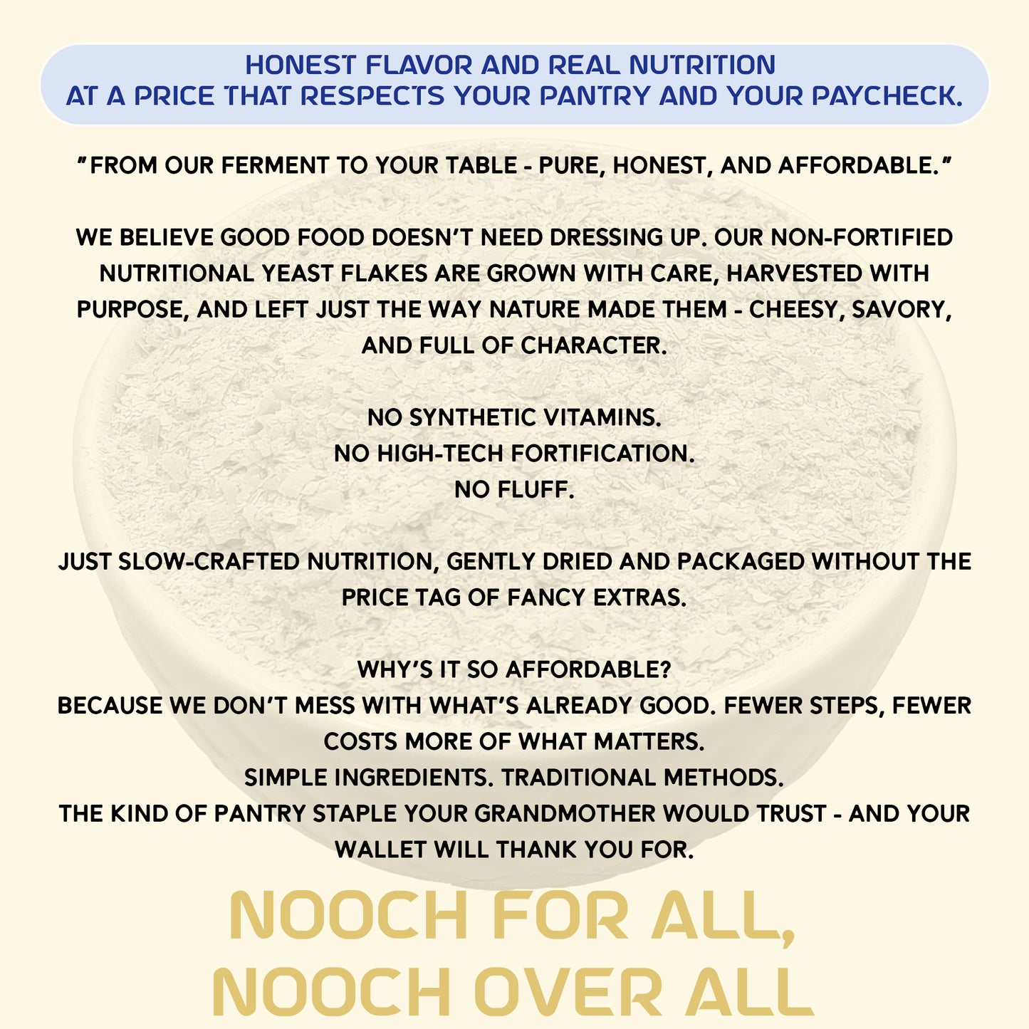 Sprinkl'd by Alla's Posh Flavors Unfortified Nutritional Yeast Flakes Gluten-Free, Cheesy and Savory Non-Fortified Nooch | Rich in B Vitamins Minerals and Protein | Plant-based Superfood