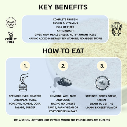 Alla's Posh Flavors WASABI Nutritional Yeast Flakes, Unfortified, Gluten-Free, Cheesy and Savory Non-Fortified Nooch | Rich in B Vitamins Minerals and Protein | Plant-based Superfood, 100 Grams