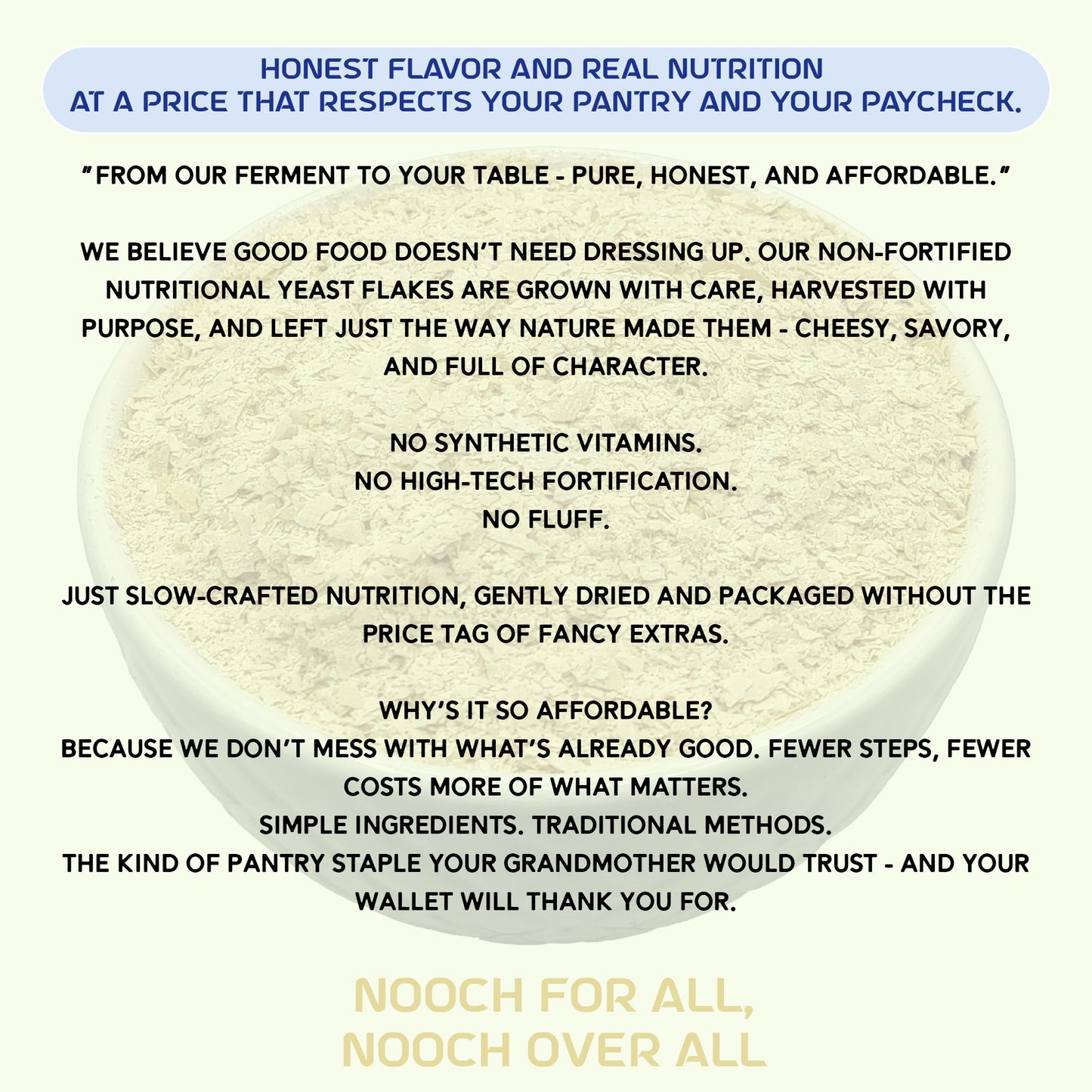Alla's Posh Flavors WASABI Nutritional Yeast Flakes, Unfortified, Gluten-Free, Cheesy and Savory Non-Fortified Nooch | Rich in B Vitamins Minerals and Protein | Plant-based Superfood, 100 Grams