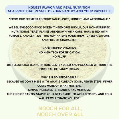 Alla's Posh Flavors WASABI Nutritional Yeast Flakes, Unfortified, Gluten-Free, Cheesy and Savory Non-Fortified Nooch | Rich in B Vitamins Minerals and Protein | Plant-based Superfood, 100 Grams