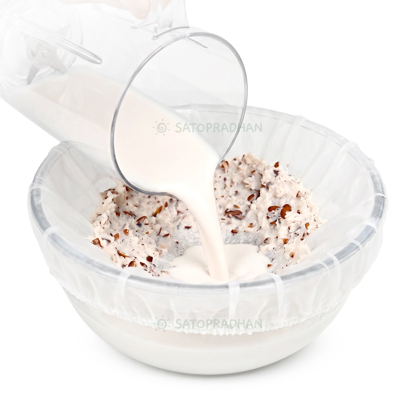 Nylon Nut Milk Bag - Food-Grade Strainer Cloth - Reusable Nut Milk Bag for Making Milk - Nut Milk Mesh for Juicing