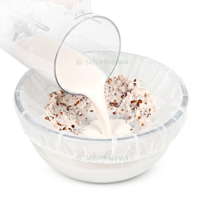 Nylon Nut Milk Bag - Food-Grade Strainer Cloth - Reusable Nut Milk Bag for Making Milk - Nut Milk Mesh for Juicing
