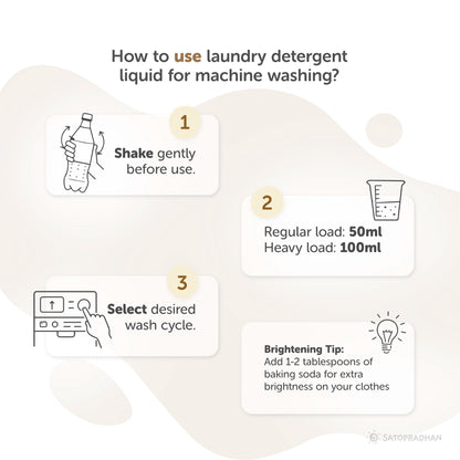 Bioenzyme Laundry Detergent Liquid 750ml– Natural, Plant-Based & Eco-Friendly