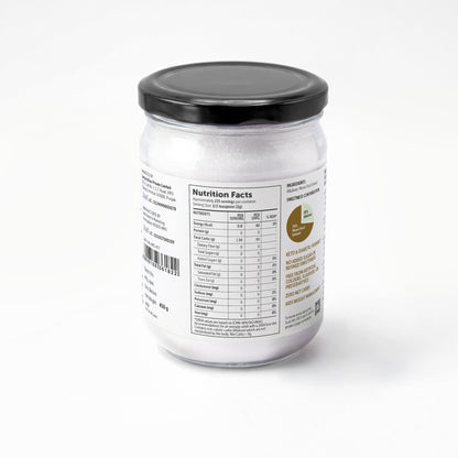 Monk Fruit Sweetener Powder with Allulose 450g - Plant-Based Sugar Substitute - Keto & Diabetic-Friendly - 1:2 Sugar Replacer